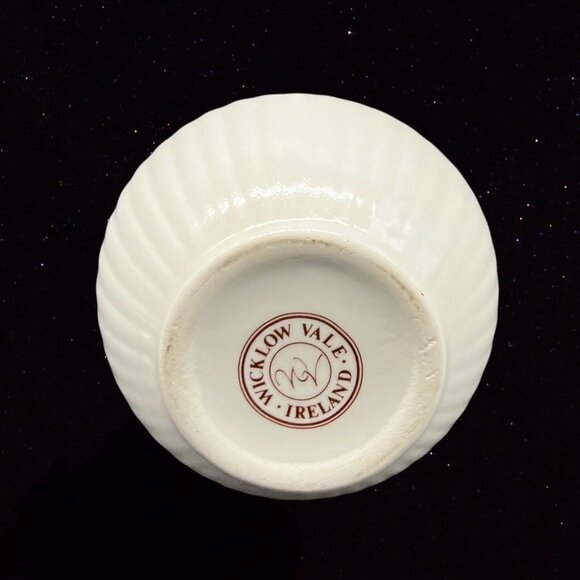 Wicklow Vale Ireland Porcelain Vase Bird And Original Sticker Butterfly 6”T 1.5” - Picture 5 of 8